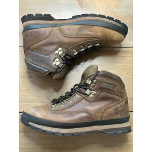 Timberland Boots Mens Size 8.5 Waterproof Outdoor Leather Euro Hiker 95310